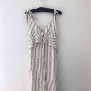 Love Like Summer x Billabong striped midi dress